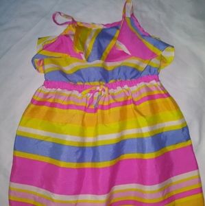 Girls 4T summer pink stripe Cherokee dress